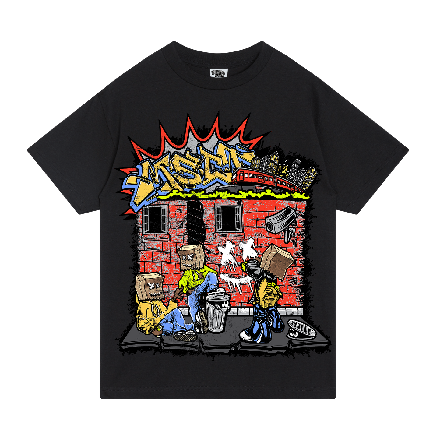 "GRAFFITI" TEE (RED COLORWAY)