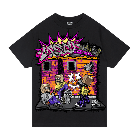 "GRAFFITI" TEE (PINK COLORWAY)