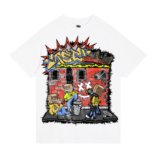 "GRAFFITI" TEE (RED COLORWAY)