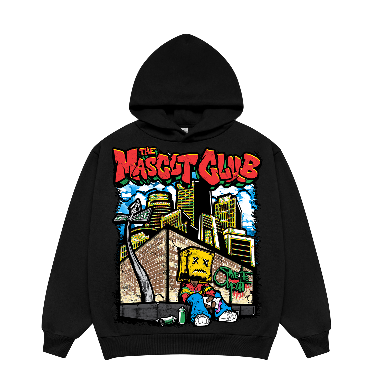 "SAVE THE YOUTH" PULL-OVER HOODIE